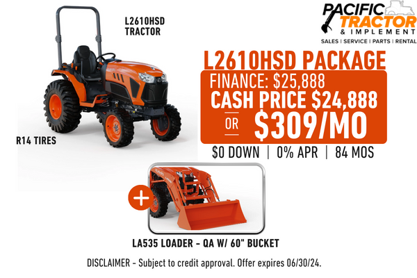L2610HSD Pac Tractor Package updated