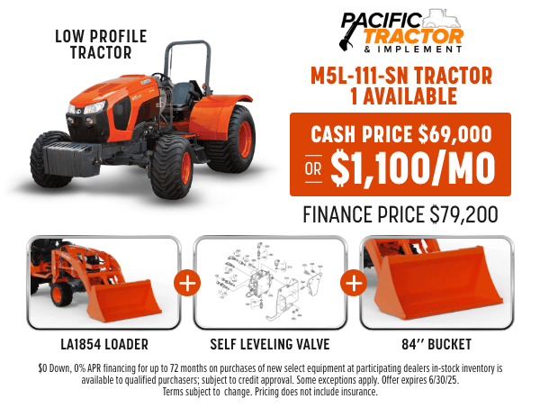 M5L-111-SN  TRACTOR – 1 AVAILABLE